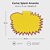 Cartaz Splash Liso Amarelo 23cm x 15cm – Modelo B1 | Papel Cartão 250g | 50 ou 100 Folhas - Imagem 2