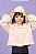 BLUSÃO MOLETOM CROPPED COM CAPUZ LISTRAS - Imagem 1