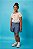 SAIA SHORTS BABADO MALHA JEANS AZUL - Imagem 6