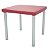 Mesa Quadrada 80Cm Mona Vermelho Tramontina 92350040 - Imagem 1
