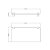 Prateleira Reta Glass Vidro 40Cm 20 Cm Tramontina 91220420 - Imagem 2