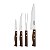 Kit Facas Inox 4 PCs Tradicional Madeira Tramontina 22299019 - Imagem 1