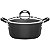 Panela CaCarola Preta 28Cm Monaco 6,5L Tramontina 20860028 - Imagem 1