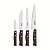 Kit Facas Inox 4 PCs Tradicional Madeira Tramontina 22299041 - Imagem 1