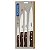 Kit Facas Inox 4 PCs Tradicional Madeira Tramontina 22299041 - Imagem 2