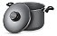 Panela Caldeirao Tampa Aluminio 28Cm 12,2L Tramonti 20530628 - Imagem 2