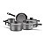 Jogo Panelas Aluminio 5PC Preta Versalhe Tramontina 20699080 - Imagem 1