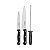 Jogo Faca Inox 3PC Ultracorte Tramontina 23899072 - Imagem 1
