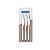Jogo Faca Churrasco Aco Inox 3PCs Tramontina 66902181 - Imagem 1