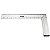 Esquadro Aluminio 25Cm 10 Polegadas Tramontina 43171010 - Imagem 1