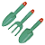Pa Pazinha Garfo Jardim Plastico 3PCs Tramontina 78111800 - Imagem 2