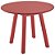 Mesa Lateral Canto Oval Alta Vermelha Tramontina 91453071 - Imagem 2