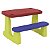 Mesa Kids Infantil Escolar Pic-Nic Azul Tramontina 92361000 - Imagem 1