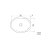 Cuba Lavabo Oval Aco Inox36X26 Acetinado Tramontina 94113107 - Imagem 3