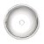 Cuba Lavabo Redonda Inox30 Alto Brilho Tramontina 94103207 - Imagem 1