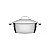 Panela Caçarola Rasa Inox Allegra 22Cm 3,3L Tramont 62653220 - Imagem 1