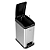 Lixeira Inox Com Pedal Retangular 15L Tramontina 94538215 - Imagem 4