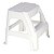 Banqueta Escada Cozinha Paiva Branca Tramontina 92421010 - Imagem 1