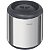 Lixeira Inox Tampa Preta Capsula 7L Tramontina 94540004 - Imagem 1
