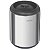 Lixeira Inox Tampa Polida Preta 10L Tramontina 94540008 - Imagem 1