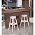Banqueta Banquinho Madeira Quadra Branca Tramontina 91454072 - Imagem 2
