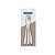 Jg.Garfo Mesa Aco Inox 3Pcs Tramontina 66901021 - Imagem 1
