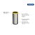 Lixeira Inox Polido 40L Amarela Tramontina 94539224 - Imagem 5