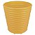 Cachepo Vaso Plastico Flores Amarelo 5,5Ltramontina 78125217 - Imagem 1