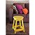 Banqueta Banquinho Madeira Amarela Tramontina 91411047 - Imagem 3