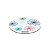 Tabua Corte Vidro Redonda Cozinha 25Cm Tramontina 10399004 - Imagem 1