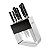 Suporte Cepo Porta Facas Inox Century Tramontina 24099016 - Imagem 1