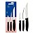 Jogo Facas Inox 3Pc Plenus Pre Tramontina 23498013 - Imagem 1