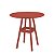 Mesa Pub Bar Bistro 80Cm Vermelho Tramontina 91453080 - Imagem 1