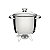 Rechaud Fogareiro Inox 4Pçs Allegra 7,5L Tramontina 65650684 - Imagem 1