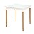 Mesa Diana 70Cm Branca Quadrada Madeira Tramontina 92353010 - Imagem 1