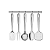 Jogo Utensílios Inox Suporte Parede 5Pçs Tramontina 66815700 - Imagem 5