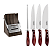 Jogo Facas Cepo Churrasco Vermelho Polywood Tramont 21198768 - Imagem 4