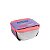 Pote Freezinox Quadrado Inox Salmão 16Cm 1,5L Tramo 61221165 - Imagem 2