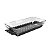 Travessa Cristal Base Preta Inox Tramontina 64800043 - Imagem 1