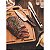 Jogo Facas Cepo Churrasco Castanho Polywood Tramont 21198961 - Imagem 3
