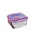 Pote Freezinox Quadrado Inox Lilás 16Cm 1,5L Tramon 61221164 - Imagem 2