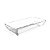Travessa Cristal Base Branca Inox Tramontina 64800044 - Imagem 1