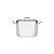 Panela Caldeirão Brava Inox Tampa Plana 2,2L 16cm 62405160 - Imagem 1