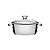 Caçarola Rasa Inox Triplo Vidro 24Cm 4,2L Tramontin 62653244 - Imagem 1