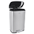 Lixeira Inox Pedal Scotch Brite Balde Tramontina 94544050 - Imagem 4