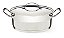 Caçarola Rasa Inox Fundo Triplo 24Cm 4,7L Tramontin 62623241 - Imagem 1