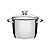 Panela Caldeirão Inox Tampa Vidro 24Cm 7,5L Tramont 62655244 - Imagem 1