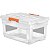 Caixa Organizadora 60L Transparente Tramontina 92555011 - Imagem 1