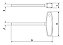 Chave Cabo T Ponta Hexagonal 4X142 Mm Tramontina 44360104 - Imagem 3