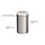 Lixeira Inox Swing 20L Polido Basculante Tramonti 94542120 - Imagem 4
